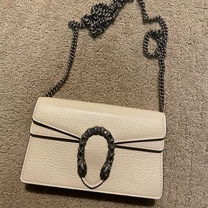 GUCCI SUPER MINI DIONYSUS LEATHER BAG